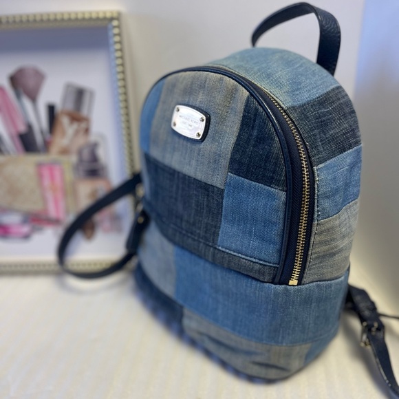 Michael Kors Handbags - SOLD Denim Michael Kors Kieran Denim backpack Blue jean patchwork backpack